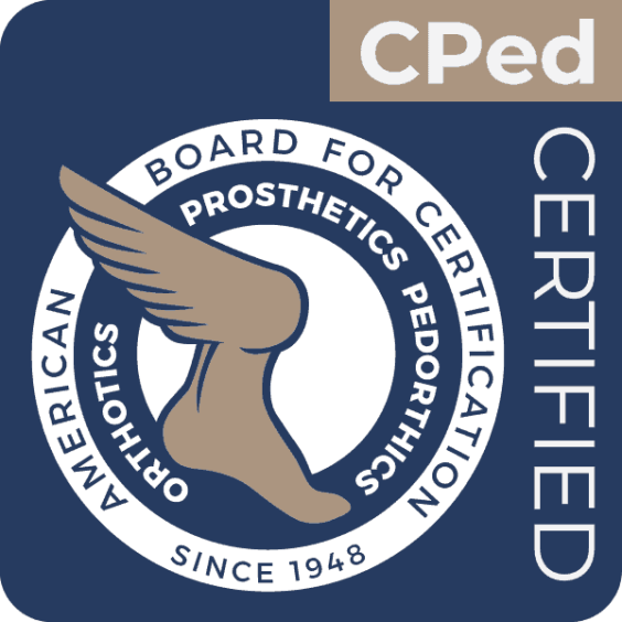 Cped certified | american board for certification | orthotics, prosthetics, pedorthics
